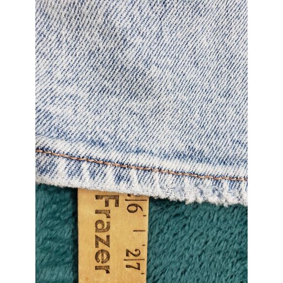 American Eagle Jeans Size 0 Womens Blue Stretch Pants High Rise Ankle Straight - Picture 9 of 14